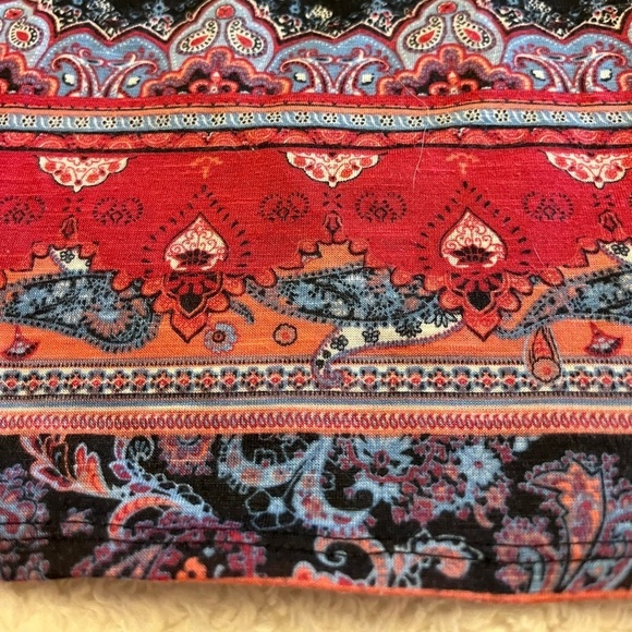 Bobbi Brooks Boho Off the Shoulder Blouse w/ Tie Sleeves - Picture 2 of 9